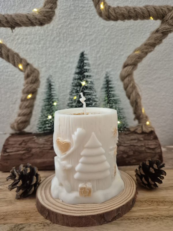 BOUGIE "BUCHE ENCHANTEE"