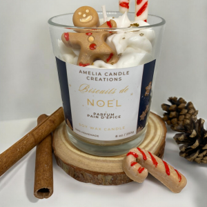 Bougie "Biscuits de Noel" - Pain d'épice