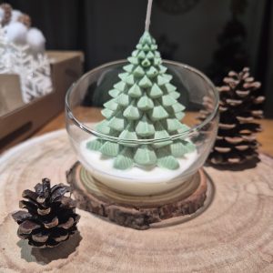 Bougie "Bulle de Noël"