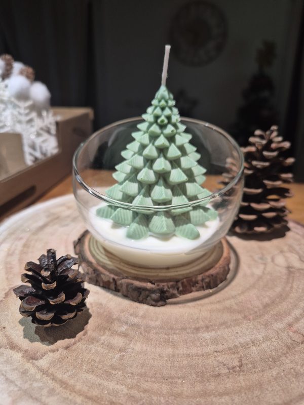 Bougie "Bulle de Noël"